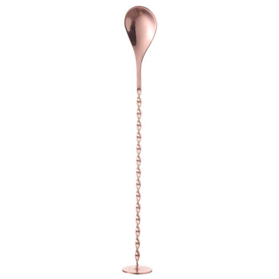 Barlöffel mit Stößel, BarUp, Kupfer, 280x35mm BarUp