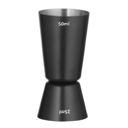 Barmaß 25/50 ml, BarUp, Schwarz, ⌀45x H 86mm BarUp
