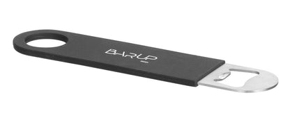 BarUp Flaschenöffner Schwarz – 2-in-1 mit Silikongriff