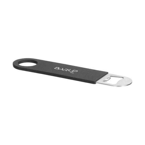 BarUp Flaschenöffner Schwarz – 2-in-1 mit Silikongriff