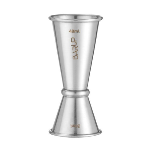 BarUp Jigger 20/40 ml – matt, mit Griffring