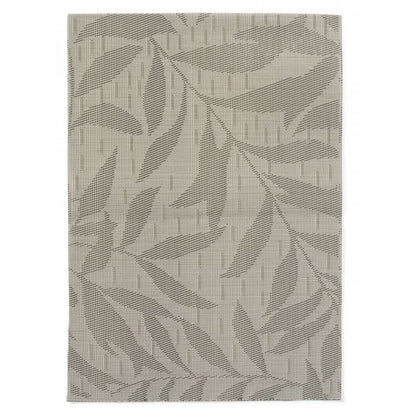 Platzset, Blätter, HENDI, Hellgrau, 6 Stk., 450x300mm HENDI