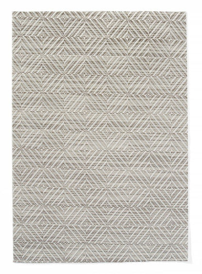 HENDI Platzset geometrisches Muster – silber, 450 × 300 mm, 6 Stk.