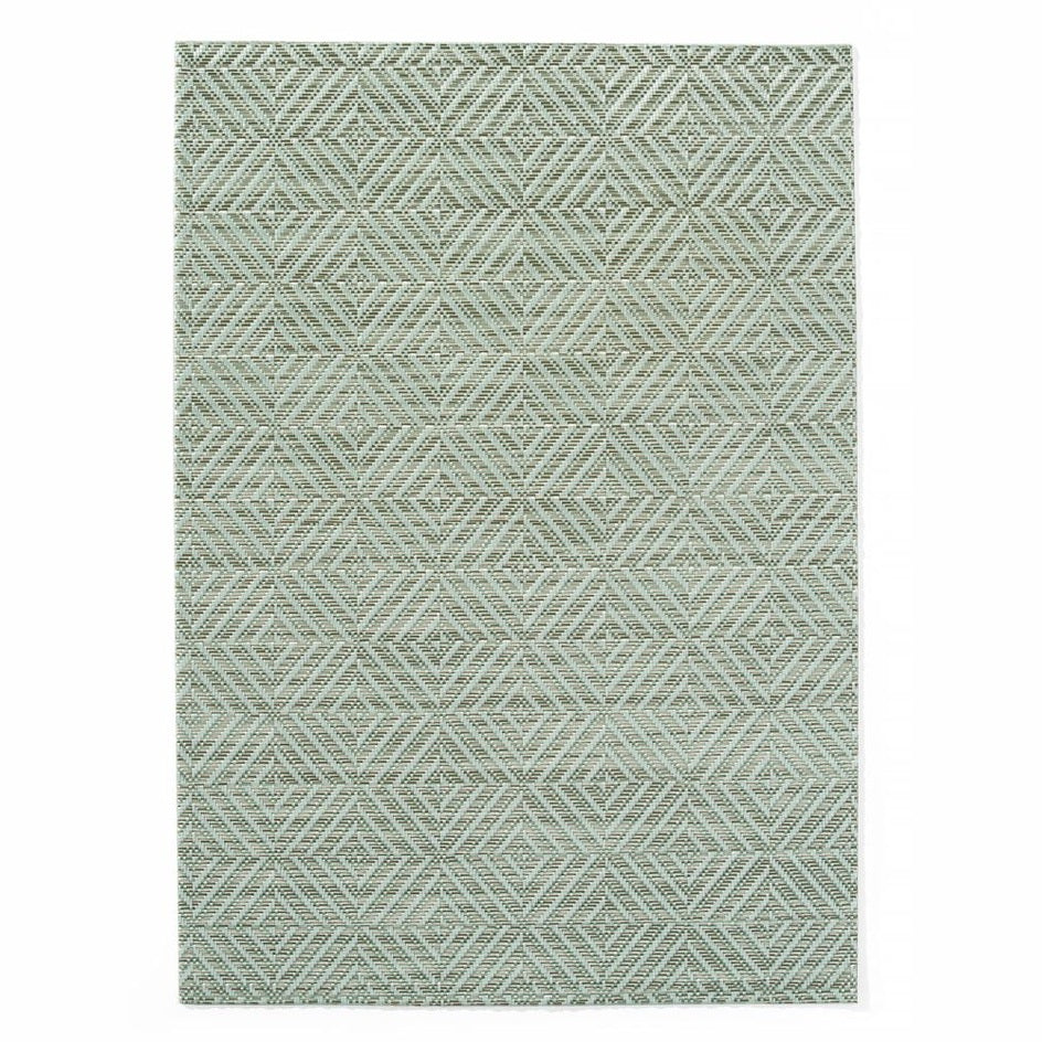 HENDI Platzset geometrisches Muster – grün, 6 Stück HENDI