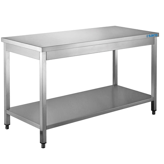 SARO Edelstahltisch, Unterblatt - B 1200 x T 600 mm SARO