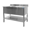 SARO Spültisch 1 Becken, links - B 1000 x T 600 mm SARO
