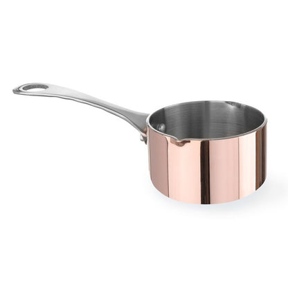 Miniatur-Kasserolle mit Ausgießer, HENDI, 0,16L, ⌀75x H 40mm HENDI