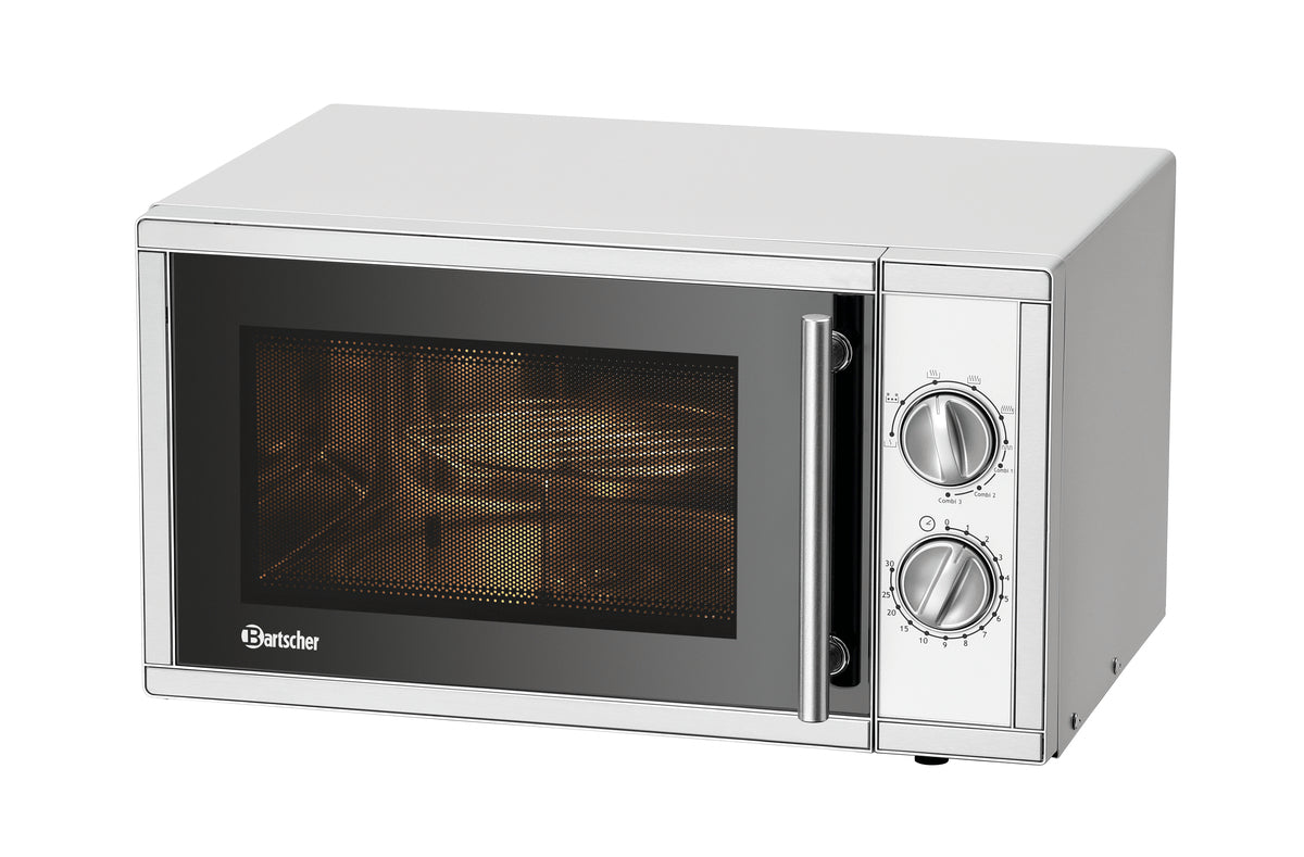 Bartscher Mikrowellengerät mit Grill 23 L – 900 W, Grill 1000 W Bartscher