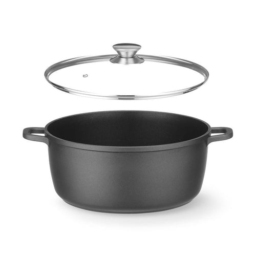 HENDI Kasserolle Antihaft 9 L – Aluminiumguss, induktionsgeeignet