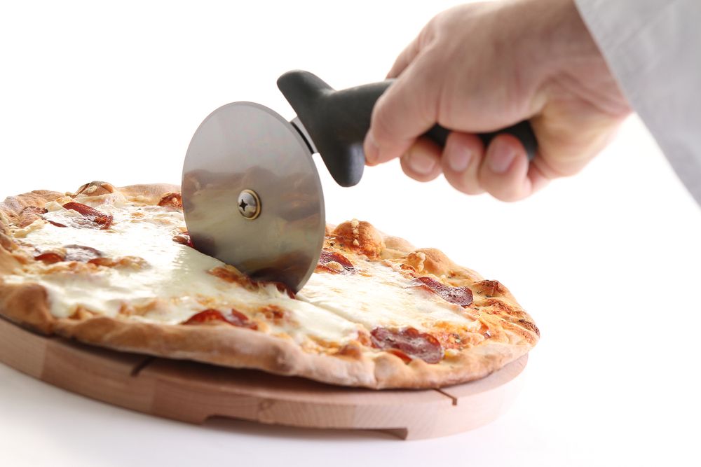 HENDI Pizzaschneider – schwarz, 230 mm HENDI