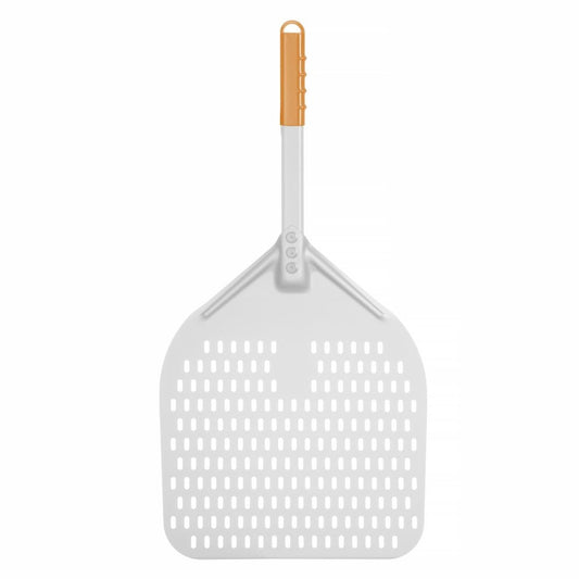 Pizzaschaufel mit kurzem Griff, quadratisch, perforiert, HENDI, 300x660mm HENDI