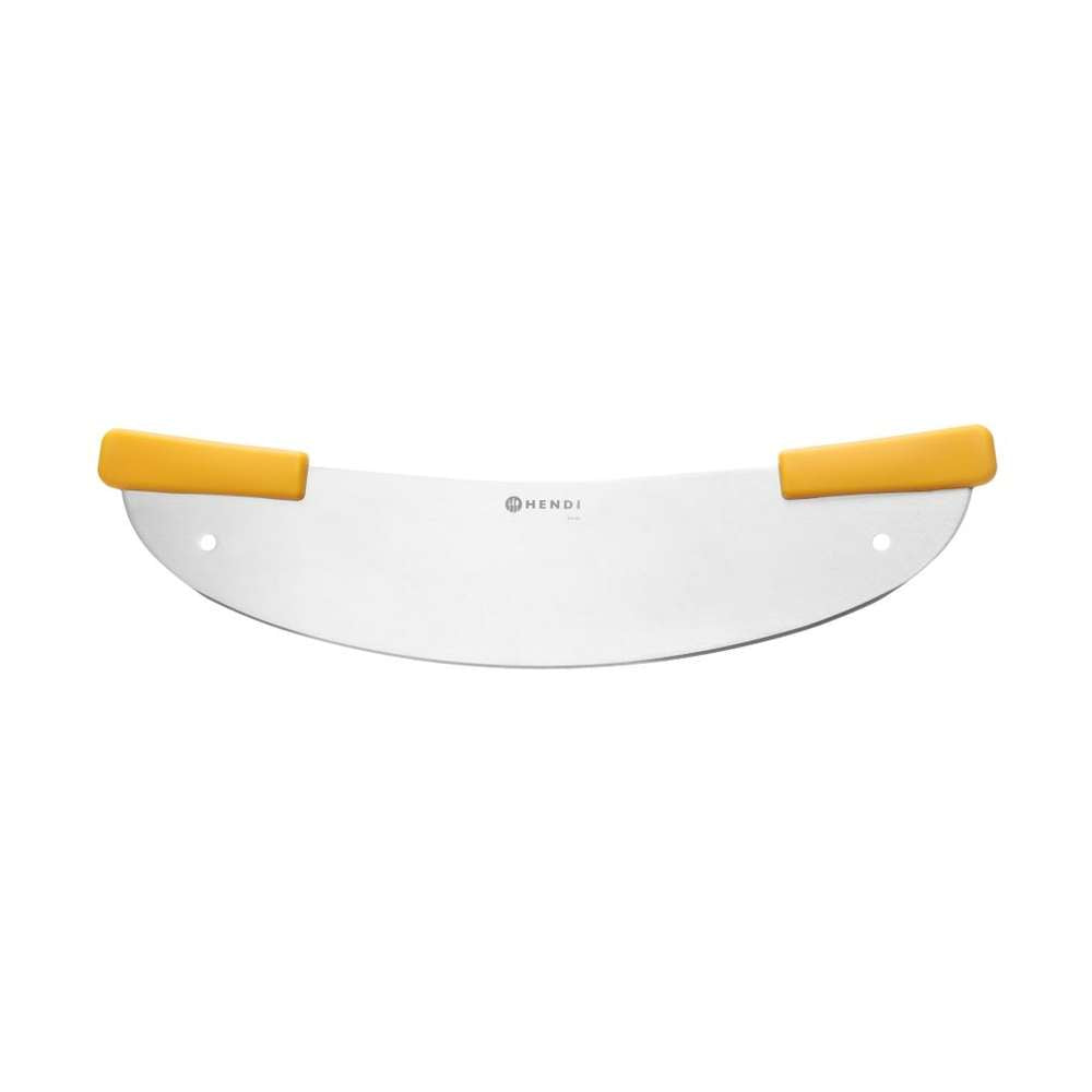 HENDI Pizza-Wiegemesser – 50 cm Klinge, Halbmondform
