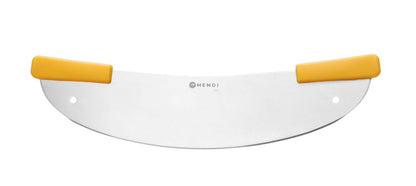 HENDI Pizza-Wiegemesser – 50 cm Klinge, Halbmondform
