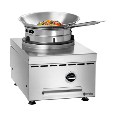 Bartscher Countertop Gas Wok Range – 1 Burner, 11.5 kW