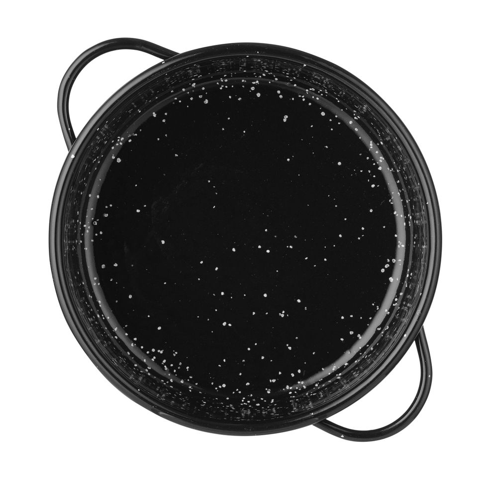 HENDI Auflaufform emailliert Ø 160 mm – rund, Schwarz