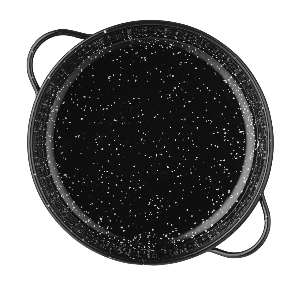 HENDI Auflaufform emailliert Ø 200 mm – rund, Schwarz