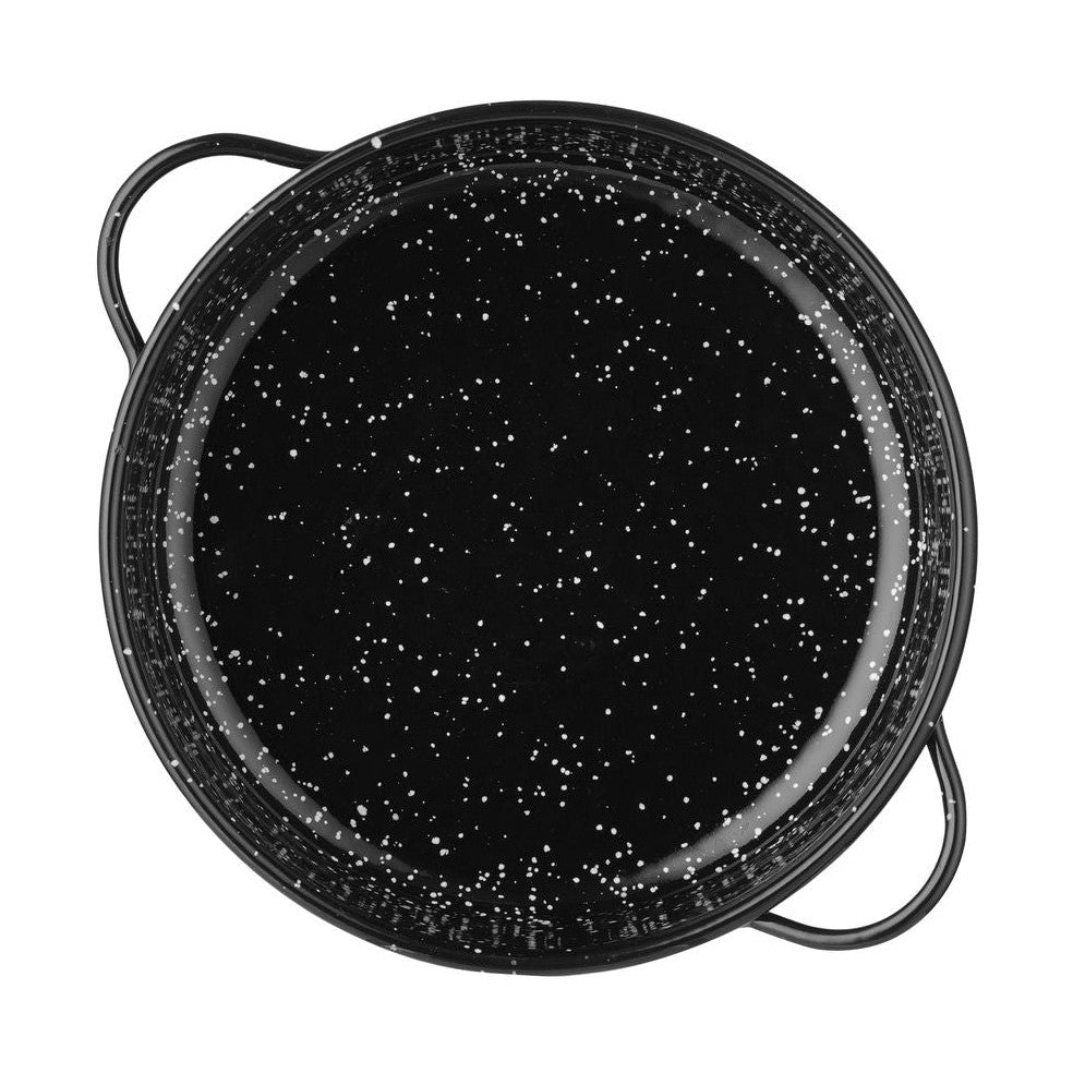 HENDI Auflaufform emailliert Ø 200 mm – rund, Schwarz