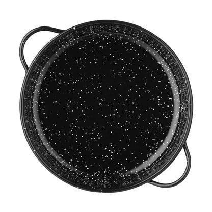 HENDI Auflaufform emailliert Ø 200 mm – rund, Schwarz