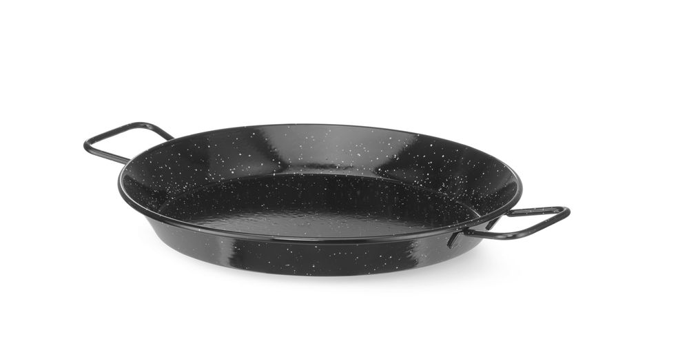HENDI Emaillierte Pfanne Ø 300 mm – 2 Griffe, spülmaschinengeeignet