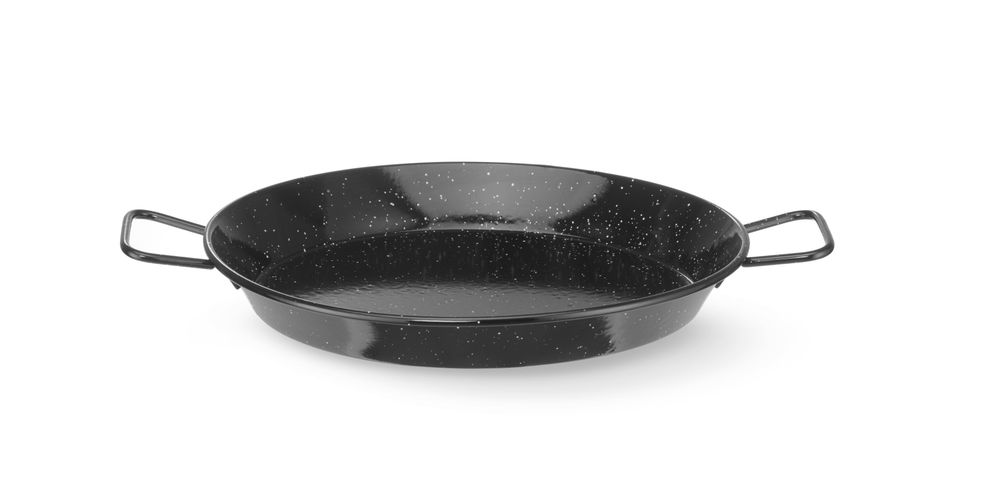 HENDI Emaillierte Pfanne Ø 300 mm – 2 Griffe, spülmaschinengeeignet