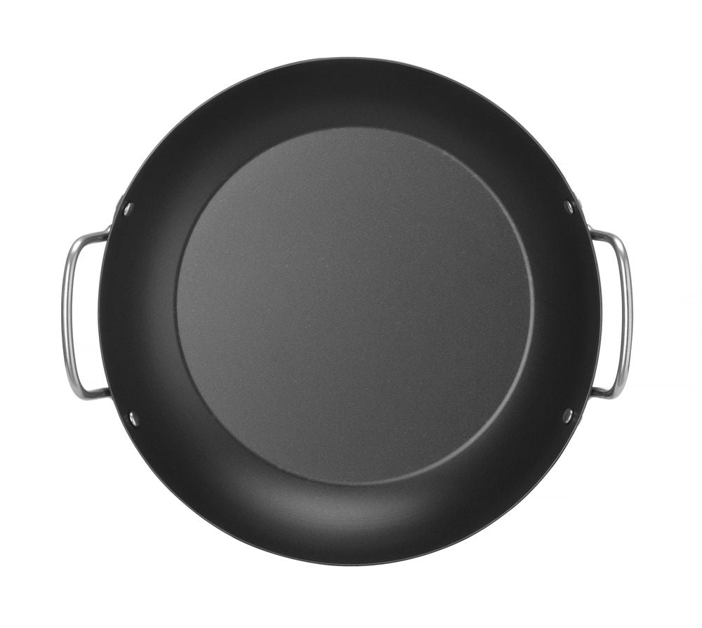 HENDI Servierpfanne Karbonstahl – Ø 204 mm, 2 Griffe