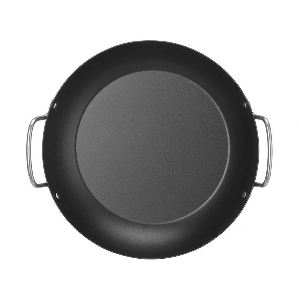 HENDI Servierpfanne Karbonstahl – Ø 243 mm, 2 Griffe