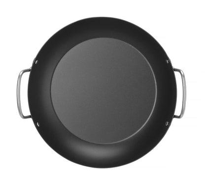 HENDI Servierpfanne Karbonstahl – Ø 243 mm, 2 Griffe