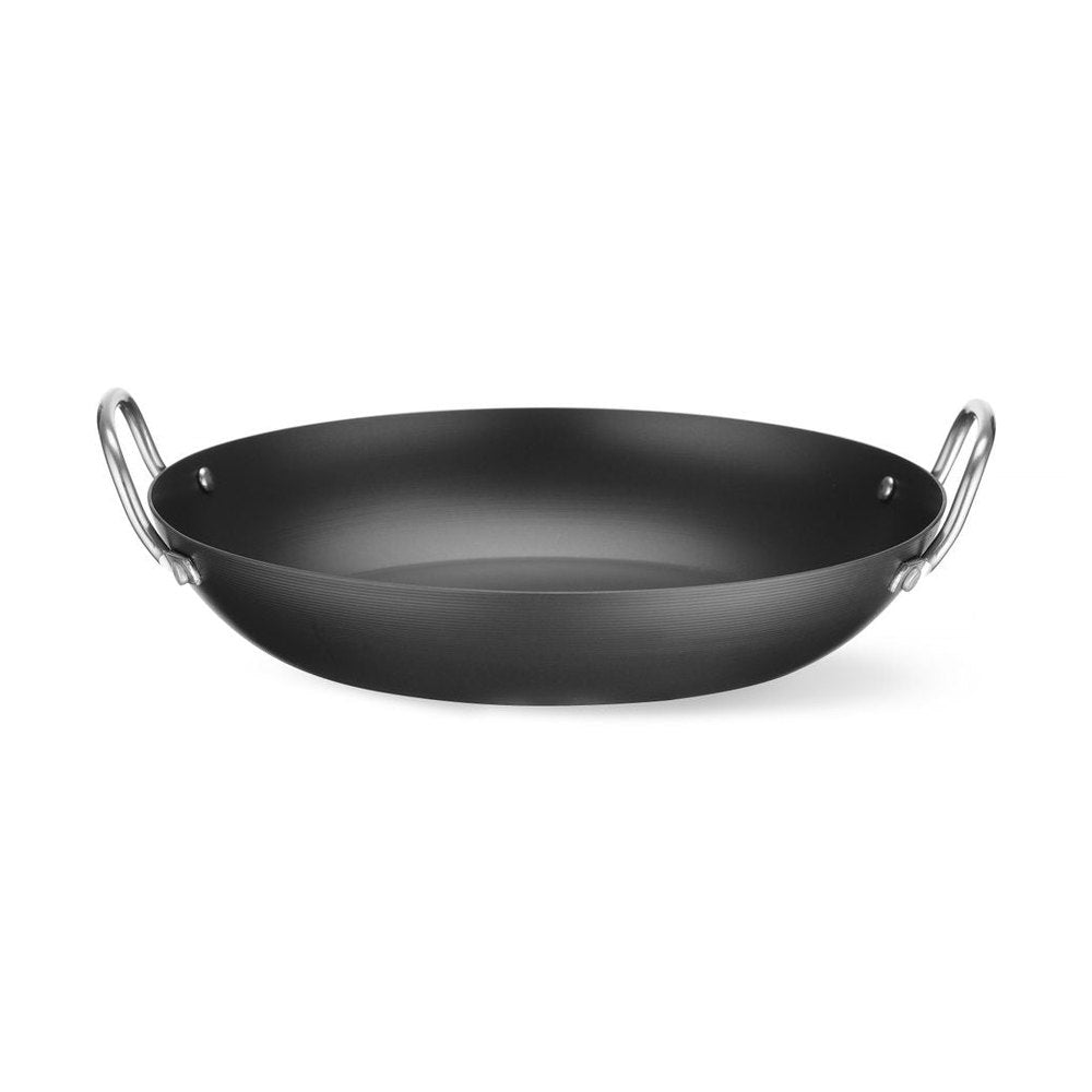 HENDI Servierpfanne Karbonstahl – Ø 264 mm, 2 Griffe