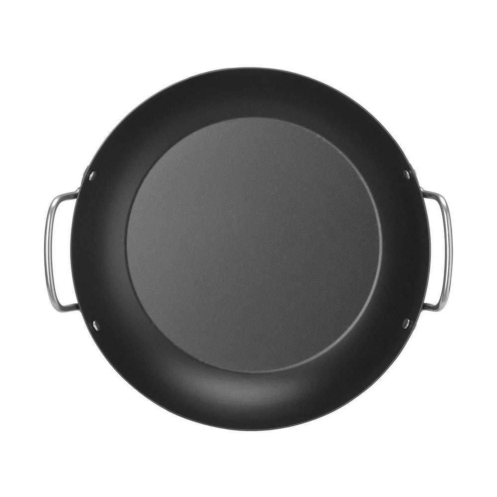 HENDI Servierpfanne Karbonstahl – Ø 264 mm, 2 Griffe