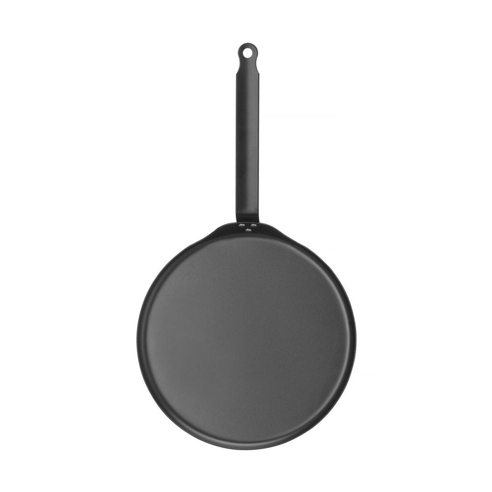 HENDI Crêpe-Pfanne Karbonstahl – Ø 282 mm, flacher Boden