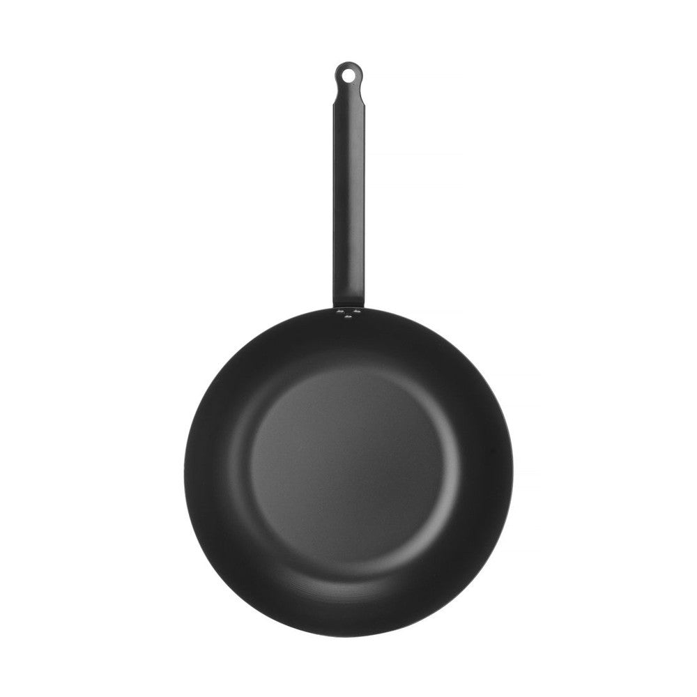 HENDI Wok Karbonstahl Ø 304 mm – backofentauglich bis 220 °C