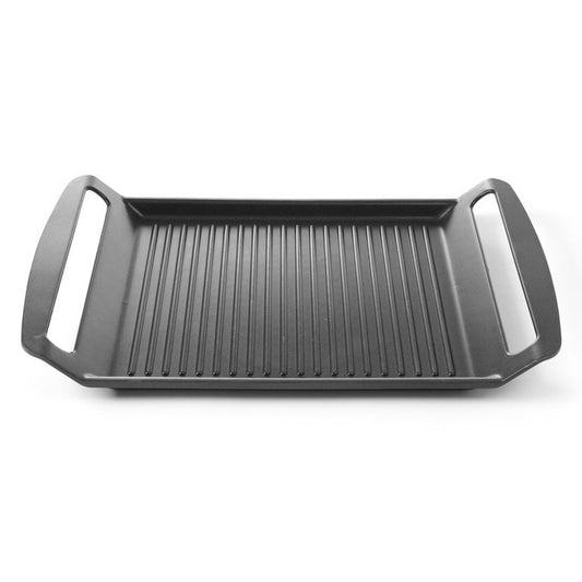 Grillplatte für Induktionskocher, HENDI, 390x260x H 35mm HENDI
