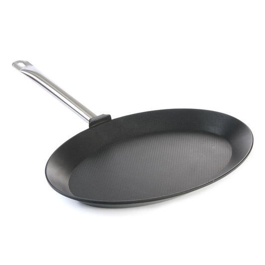 Fischpfanne - oval Titanium Professional, HENDI, 400x275x H 35mm HENDI