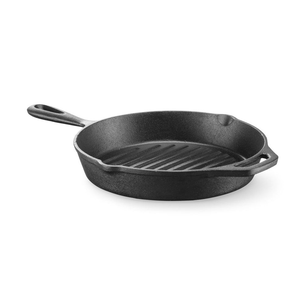 HENDI Gusseisen-Grillpfanne 398 × 265 mm – mit 2 Ausgüssen