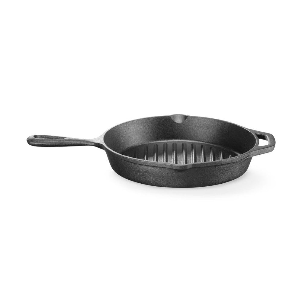HENDI Gusseisen-Grillpfanne 398 × 265 mm – mit 2 Ausgüssen