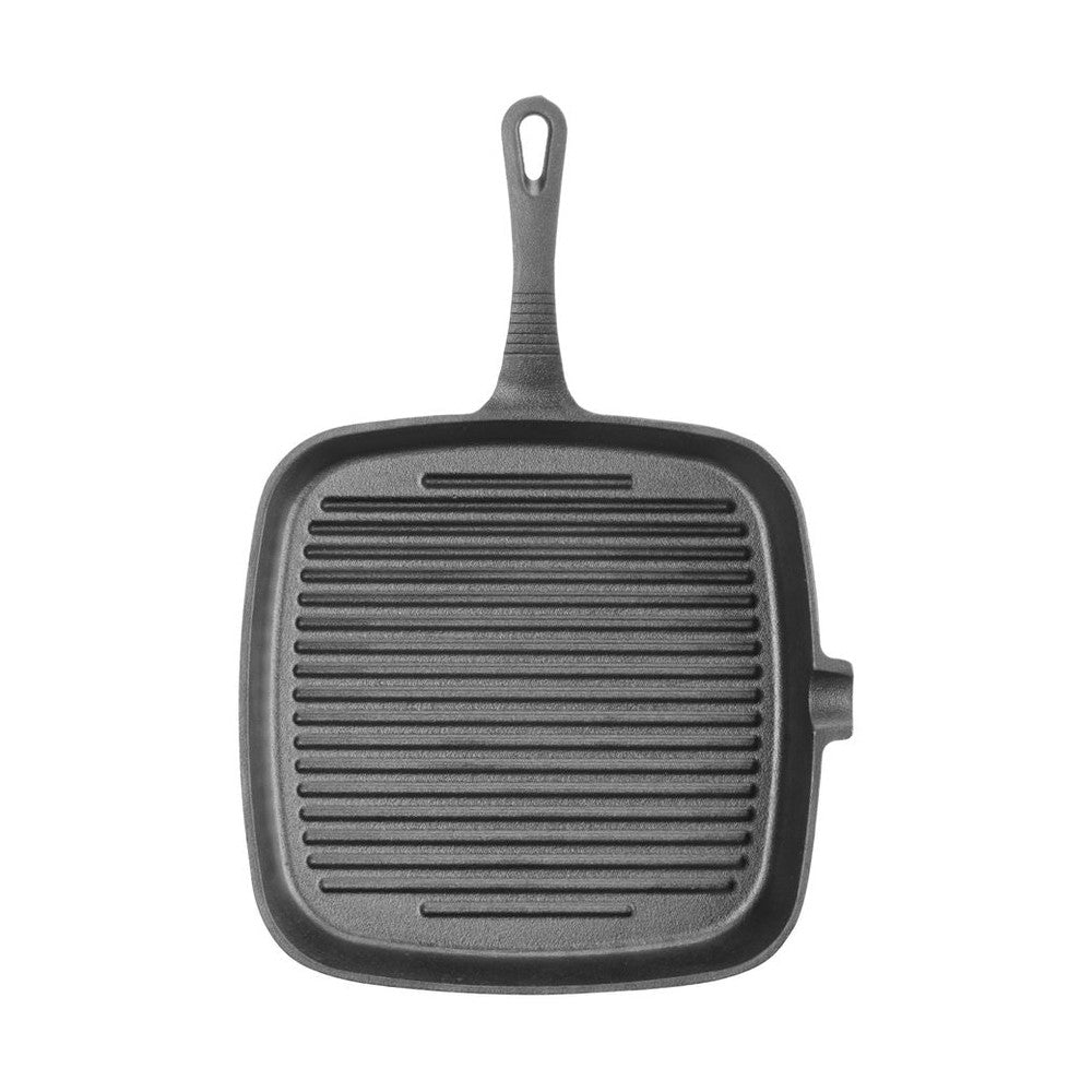 HENDI Gusseisen-Grillpfanne – mit 1 Ausguss
