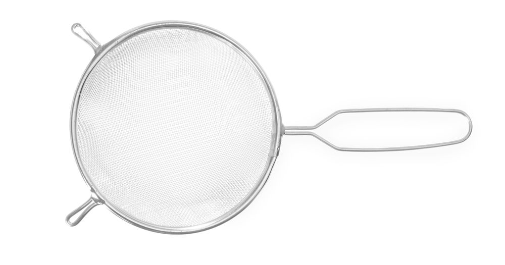 HENDI Sieb Kitchen Line – 323 × 160 × 65 mm, verzinnt HENDI