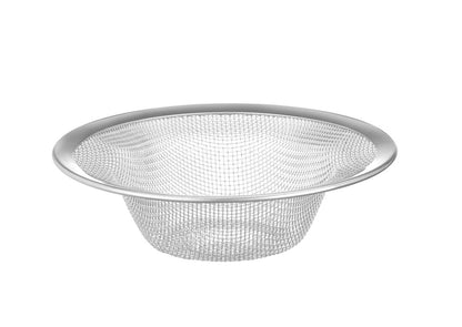 HENDI Spülbecken-Sieb Edelstahl – Ø 110 mm, rund