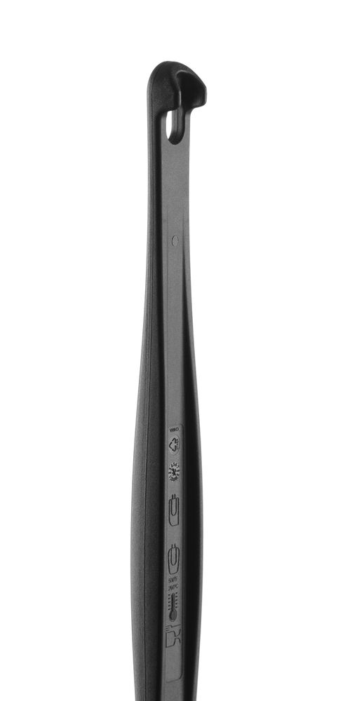 HENDI Teigschaber Silikon weiss – 369 mm, bis 175 °C