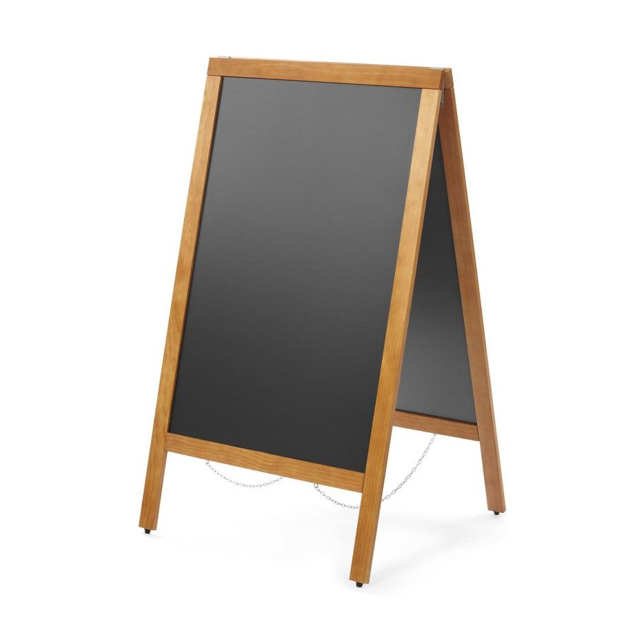 HENDI Kundenstopper Kreidetafel – H 1200 mm, Holzrahmen HENDI