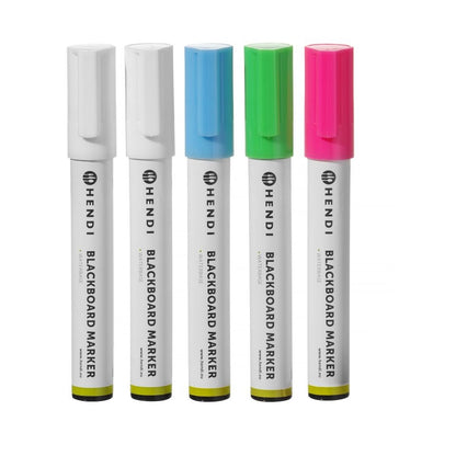 HENDI Kreidemarker 6 mm – 5 Stück, 4 Farben
