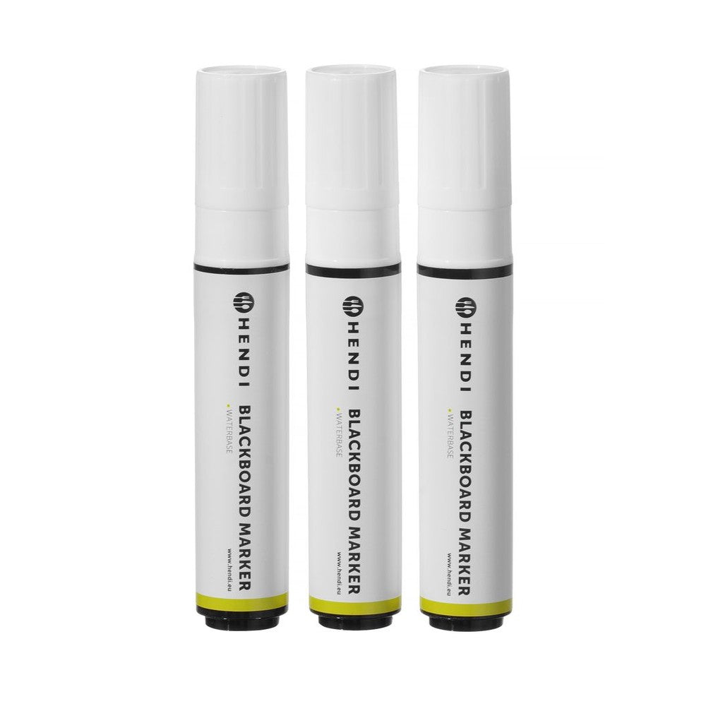 HENDI Kreidemarker 15 mm – 3 × Weiss HENDI