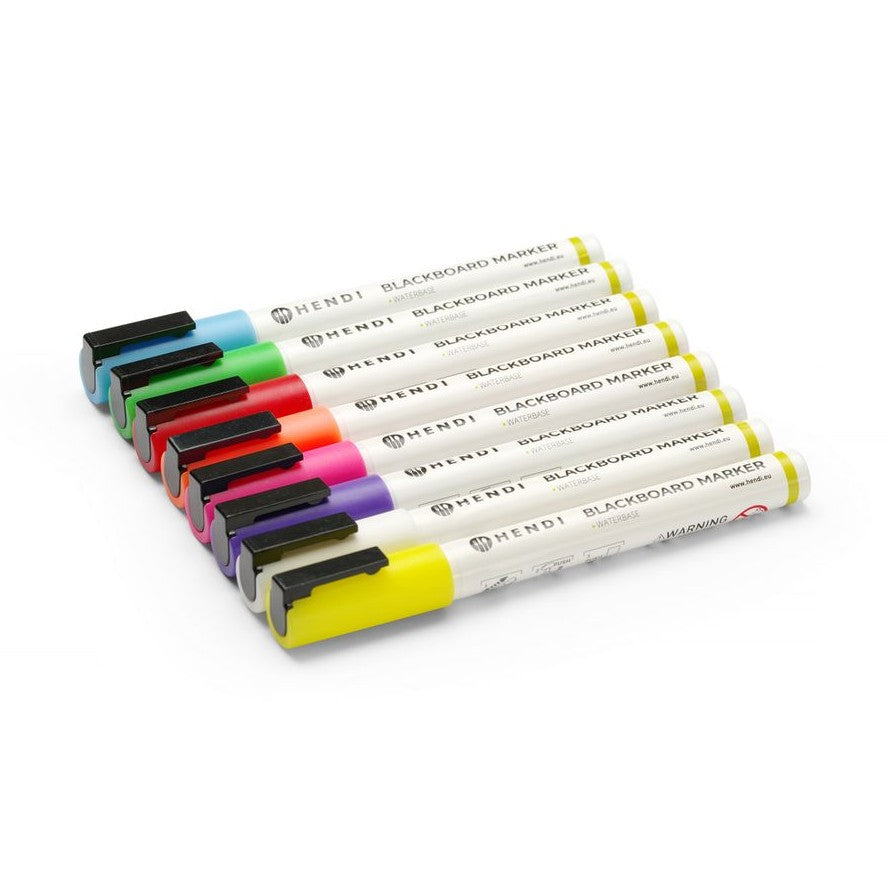 HENDI Kreidemarker 3 mm – 8 Farben HENDI