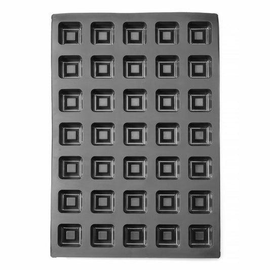 Silikonform QUADRAT, 570x375x H 25mm HENDI