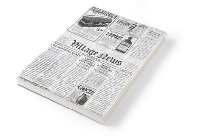 HENDI Einschlagpapier fettdicht Zeitungsdruck – 250 × 350 mm, 500 Stk.