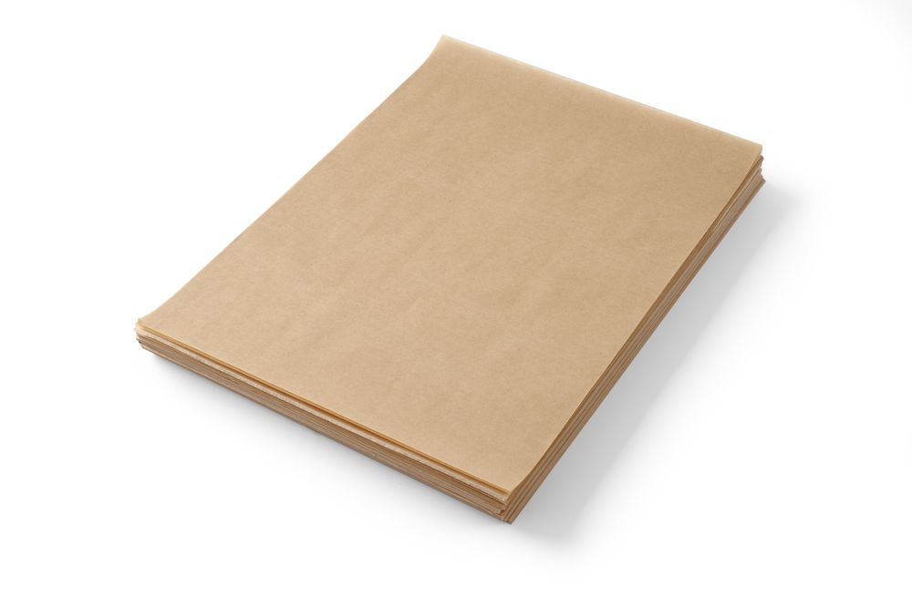HENDI Einschlagpapier fettdicht Beige – 250 × 350 mm, 500 Stk.
