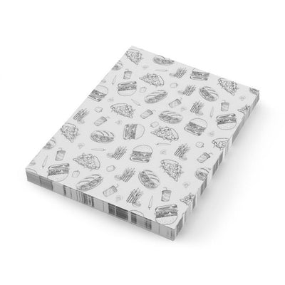 HENDI greaseproof wrapping paper 200 × 250 mm – Fast food pattern