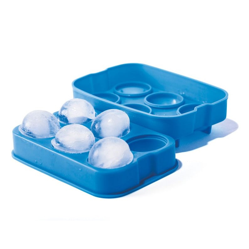 Eiswürfelform, kugelförmig, BarUp, Blau, 180x125x H 50mm BarUp