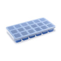 BarUp Eiswürfelform Blau – 18 Würfel, mit Deckel