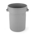 AmerBox Abfalleimer rund – 120 L, Hellgrau AmerBox